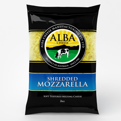 Alba Cheese - Shredded Mozzarella 2KG